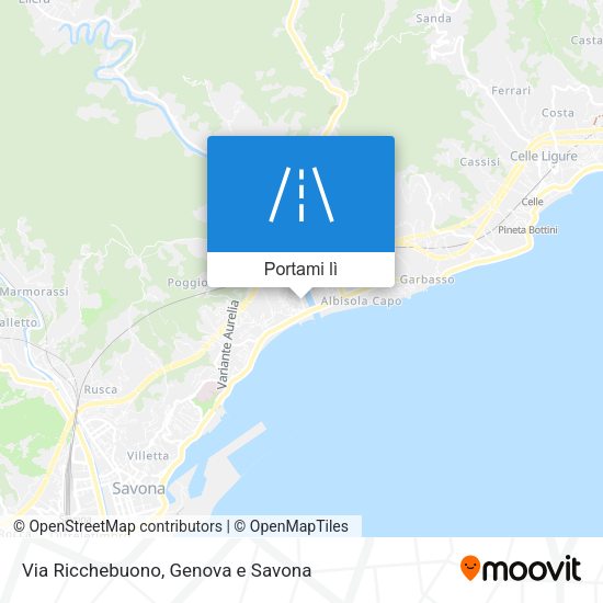 Mappa Via Ricchebuono