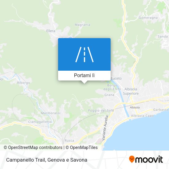 Mappa Campanello Trail