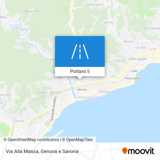 Mappa Via Alla Massa