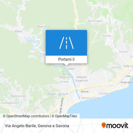 Mappa Via Angelo Barile