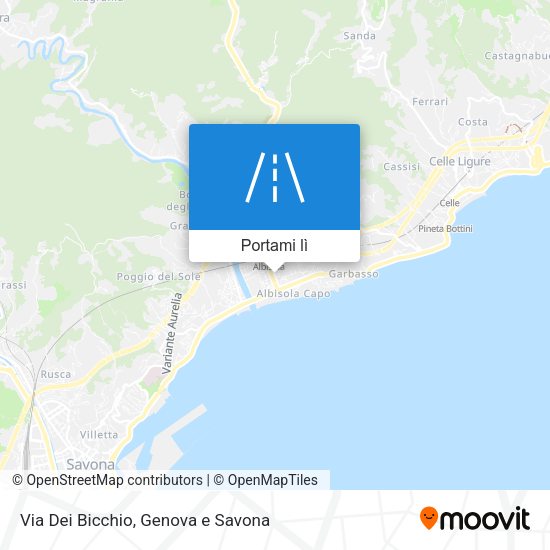 Mappa Via Dei Bicchio