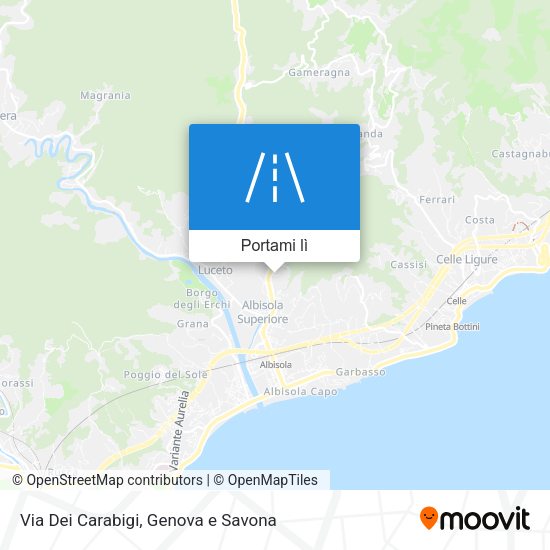 Mappa Via Dei Carabigi