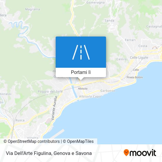 Mappa Via Dell'Arte Figulina