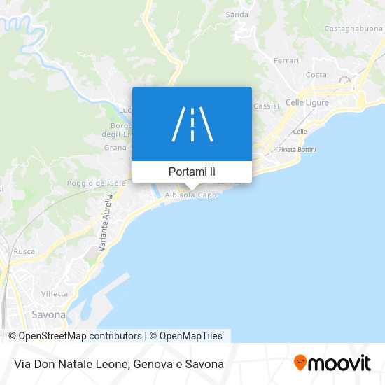 Mappa Via Don Natale Leone