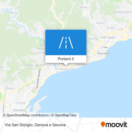 Mappa Via San Giorgio