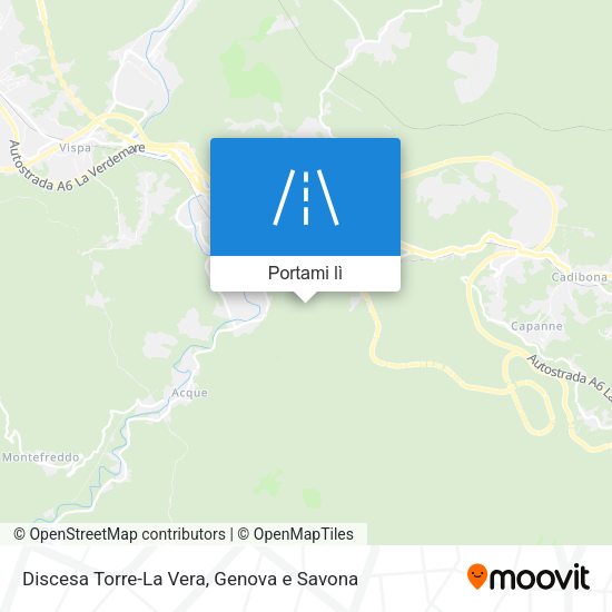 Mappa Discesa Torre-La Vera