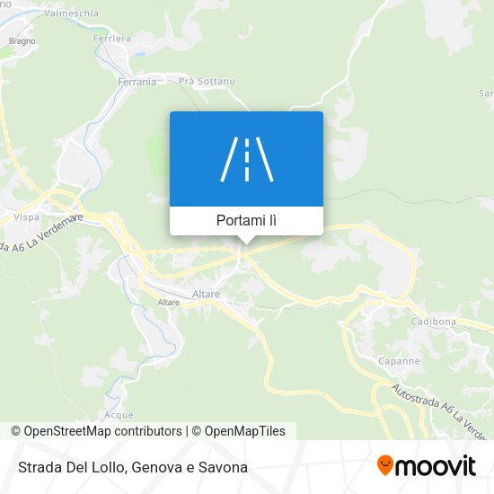 Mappa Strada Del Lollo