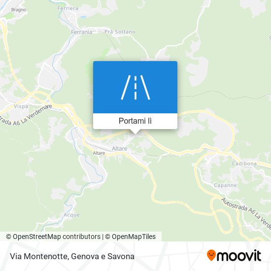 Mappa Via Montenotte