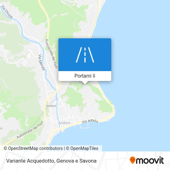 Mappa Variante Acquedotto