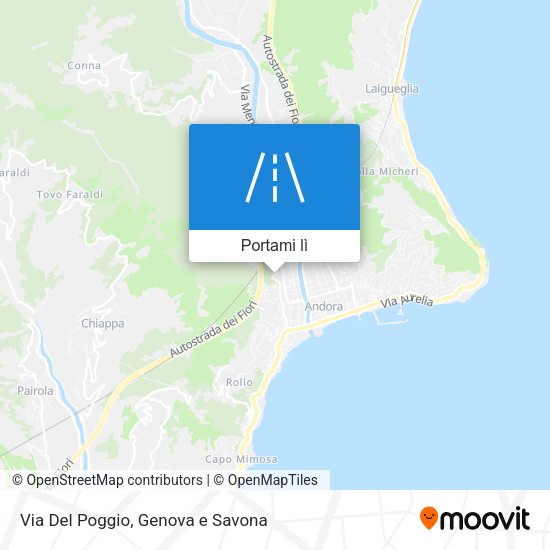 Mappa Via Del Poggio