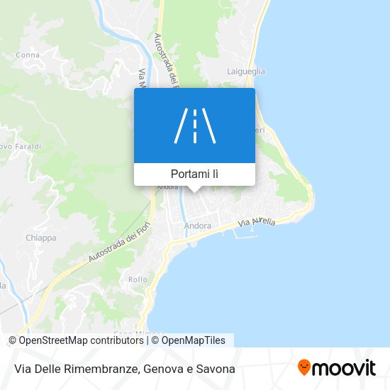 Mappa Via Delle Rimembranze