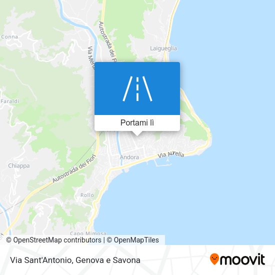 Mappa Via Sant'Antonio