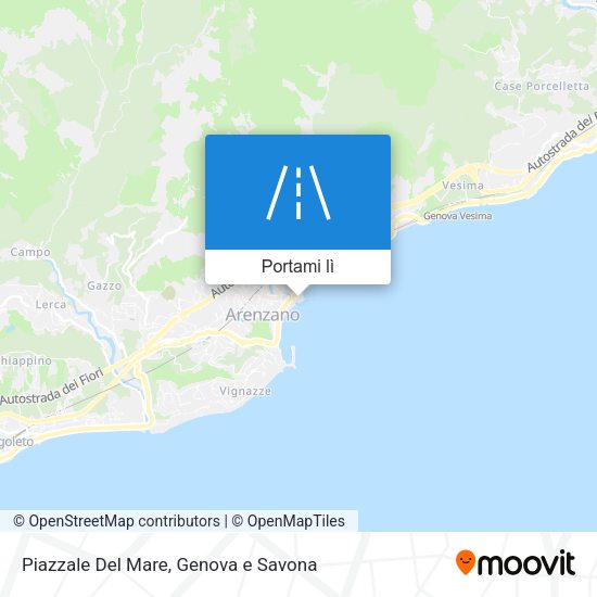 Mappa Piazzale Del Mare