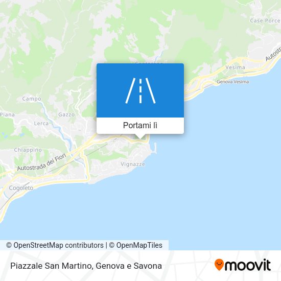 Mappa Piazzale San Martino