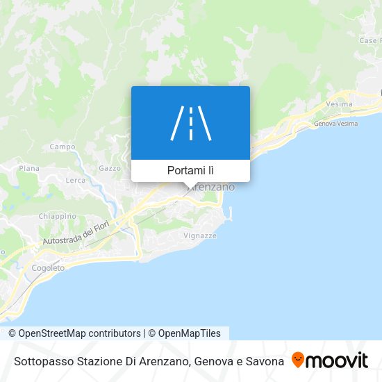 Mappa Sottopasso Stazione Di Arenzano