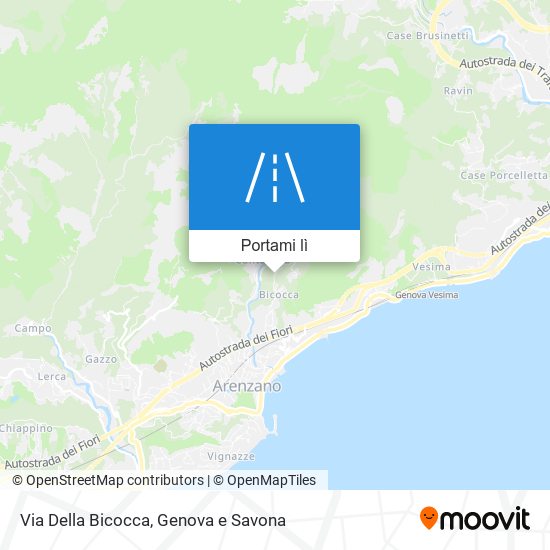 Mappa Via Della Bicocca