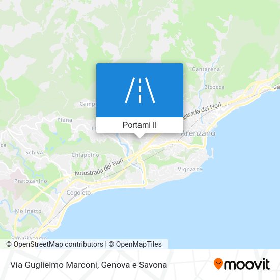 Mappa Via Guglielmo Marconi