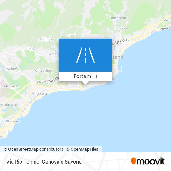 Mappa Via Rio Tonino