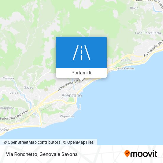 Mappa Via Ronchetto