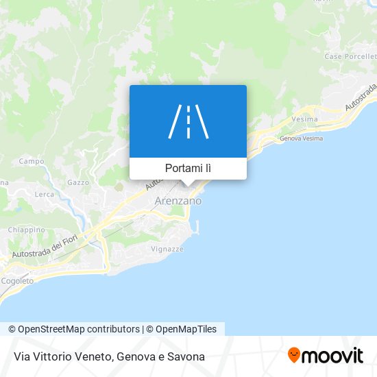 Mappa Via Vittorio Veneto