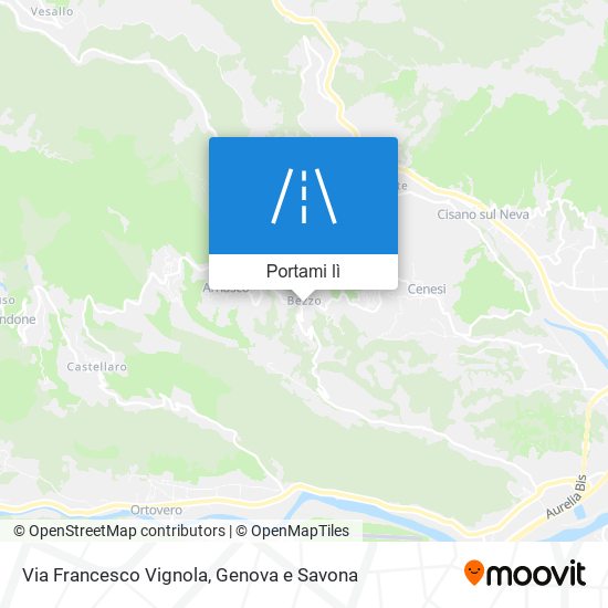 Mappa Via Francesco Vignola