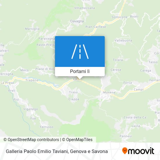 Mappa Galleria Paolo Emilio Taviani