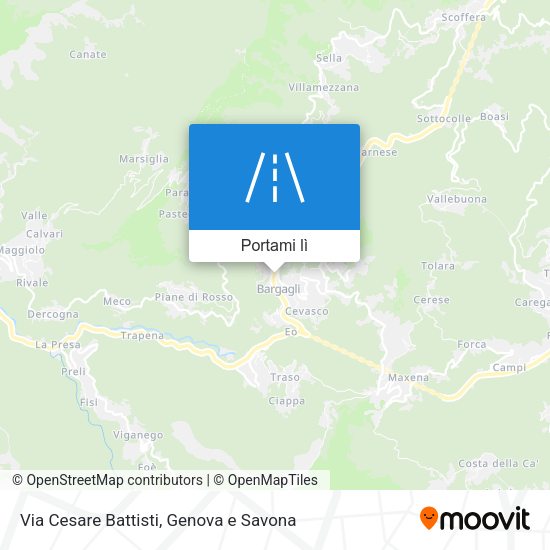Mappa Via Cesare Battisti