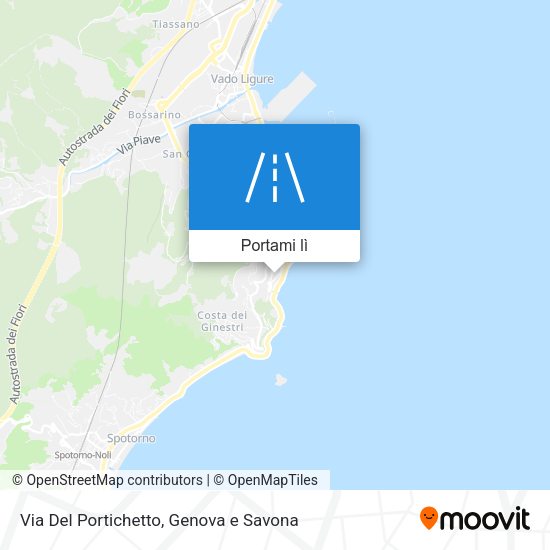 Mappa Via Del Portichetto