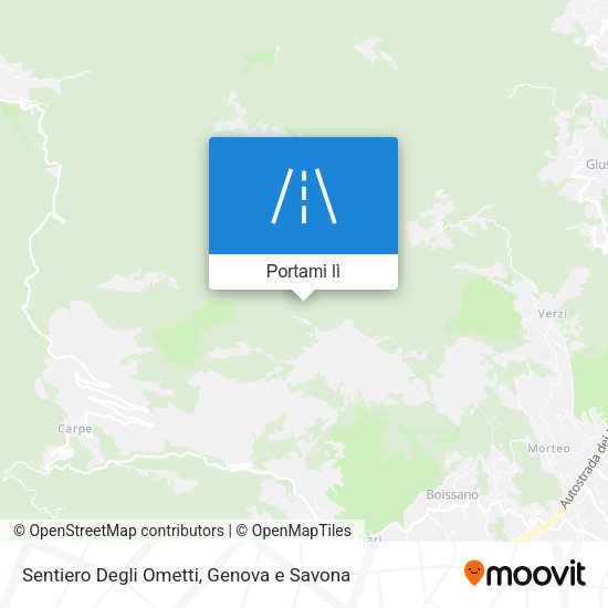 Mappa Sentiero Degli Ometti