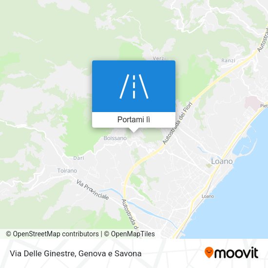 Mappa Via Delle Ginestre