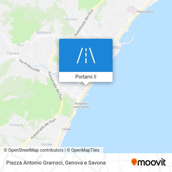 Mappa Piazza Antonio Gramsci