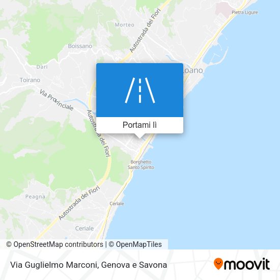 Mappa Via Guglielmo Marconi