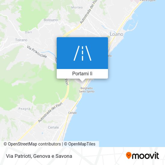 Mappa Via Patrioti