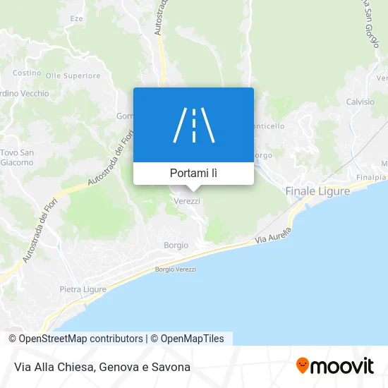 Mappa Via Alla Chiesa