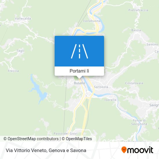 Mappa Via Vittorio Veneto