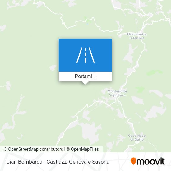 Mappa Cian Bombarda - Castlazz