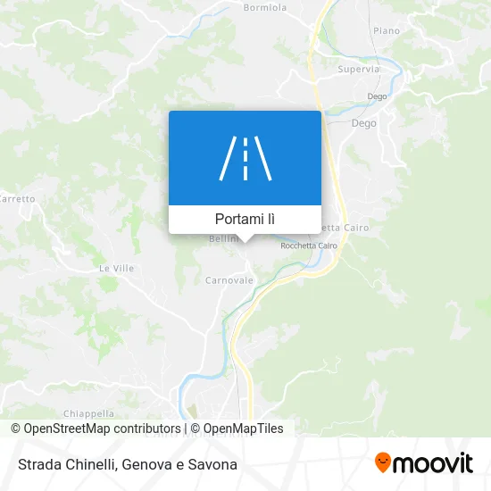 Mappa Strada Chinelli