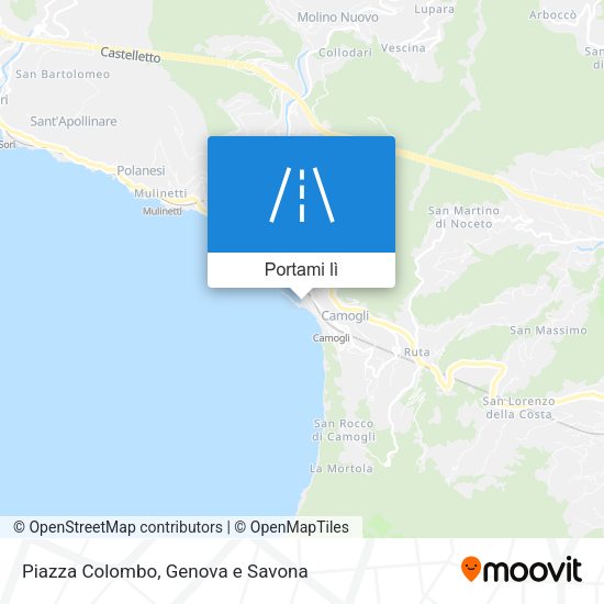 Mappa Piazza Colombo