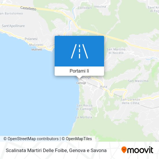 Mappa Scalinata Martiri Delle Foibe
