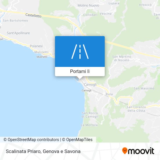 Mappa Scalinata Priaro