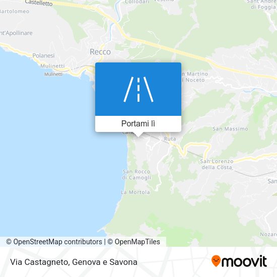 Mappa Via Castagneto
