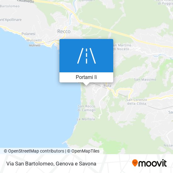 Mappa Via San Bartolomeo