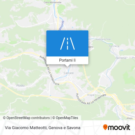 Mappa Via Giacomo Matteotti
