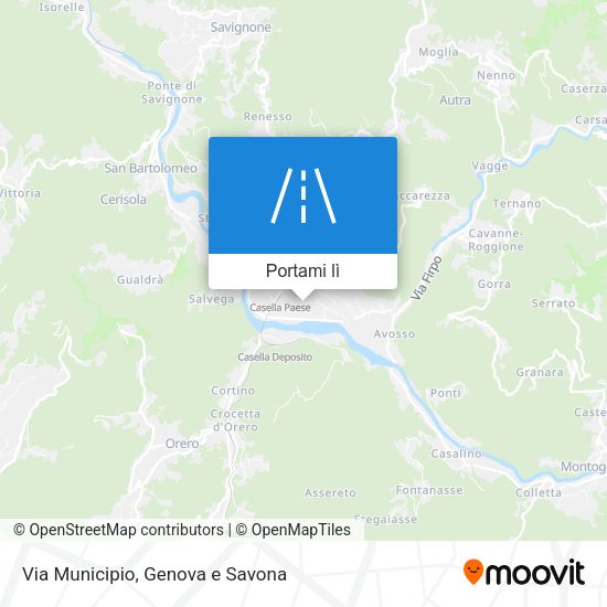 Mappa Via Municipio