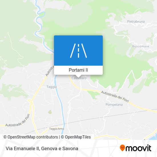 Mappa Via Emanuele II