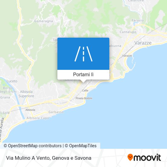 Mappa Via Mulino A Vento