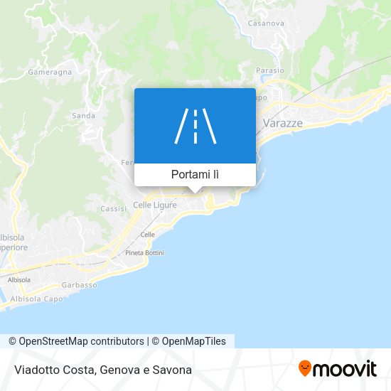 Mappa Viadotto Costa