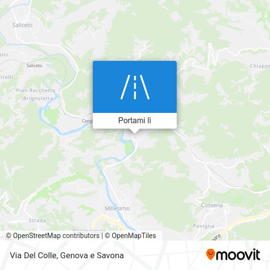 Mappa Via Del Colle