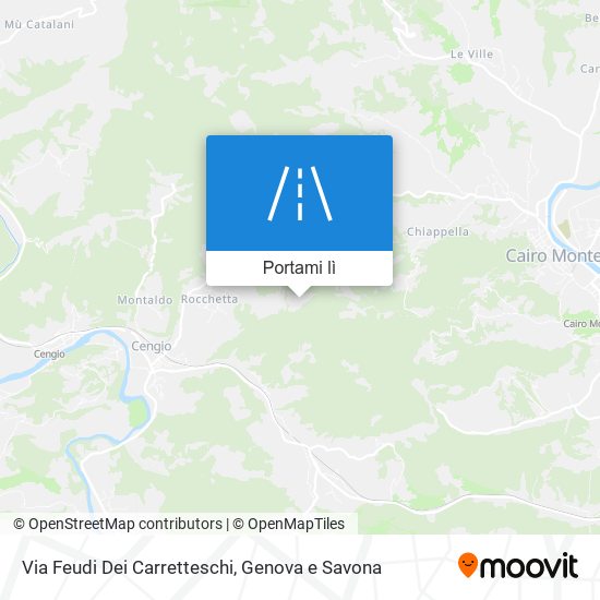Mappa Via Feudi Dei Carretteschi