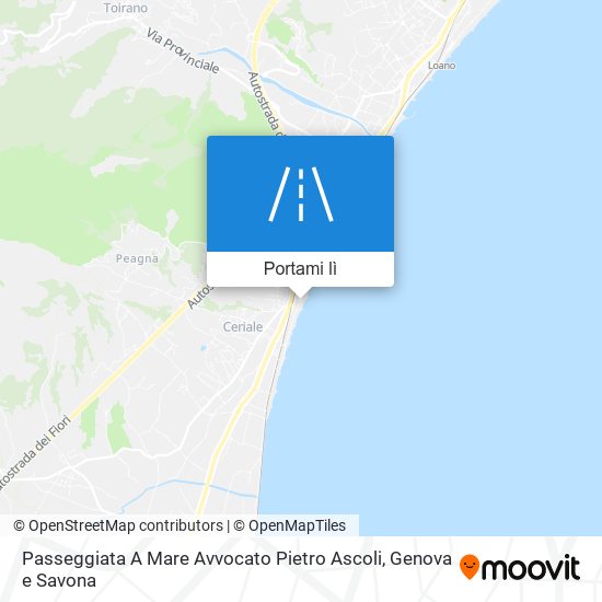 Mappa Passeggiata A Mare Avvocato Pietro Ascoli